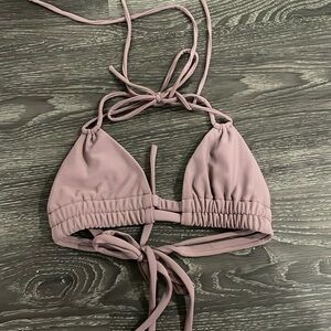 Double String “Dopio” Montce Swim Top (Mauve)